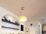 精致唯美地中海風格100平米二居室餐廳吊頂裝修效果圖