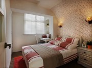 清新現代簡約風格110平米三居室臥室裝修效果圖