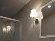 清淡時尚美式風(fēng)格120平米三居室衛(wèi)生間浴室柜裝修效果圖