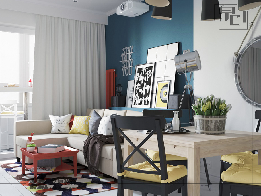 小戶型，喜歡這種簡潔的設計