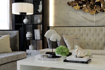 現代簡約風格歐式復式loft120平三居室裝修效果圖