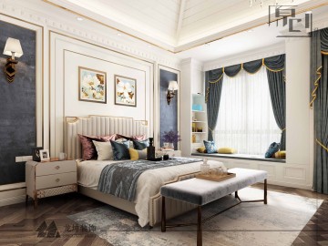 現代美式裝修風格二居室裝修效果圖