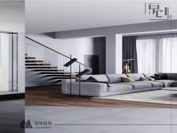 現代簡約風三居室裝修效果圖