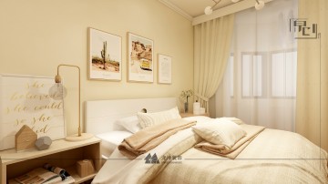 現代簡約風兩居室裝修效果圖