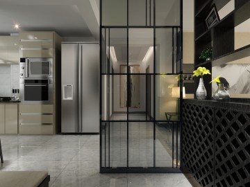 現代簡約風格三居室裝修效果圖