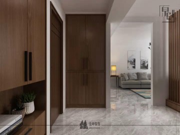 園林風兩居室裝修效果圖