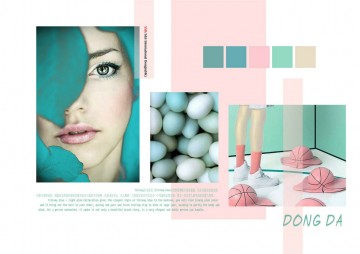 藍色簡約風格兩居室裝修效果圖