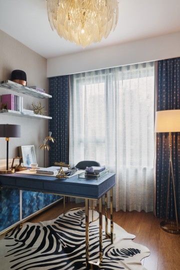 現代輕奢風格三居室裝修效果圖