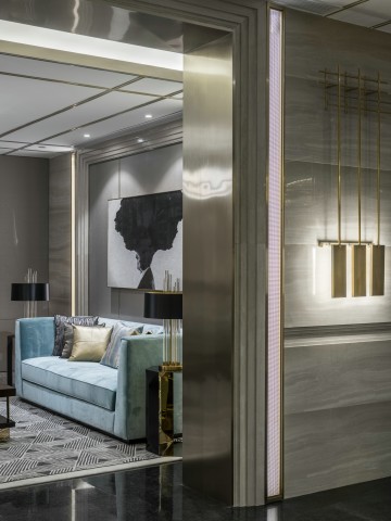 奢華大氣風格三居室裝修效果圖