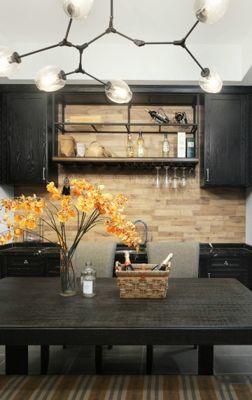 現代輕奢風格三居室裝修效果圖