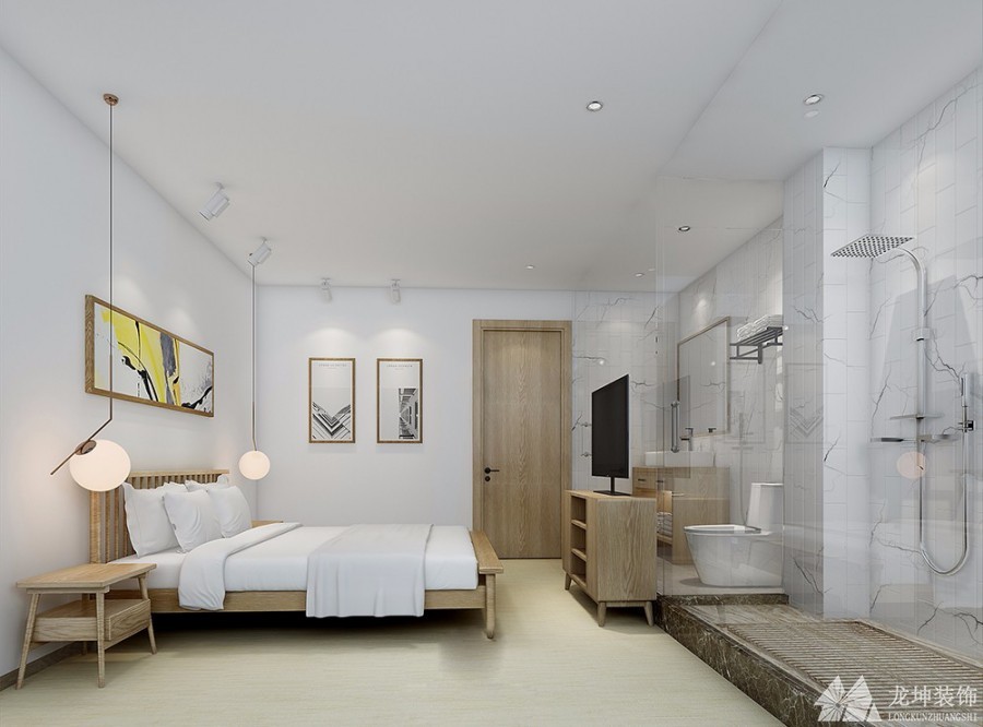 現代簡約風格100平裝修效果圖