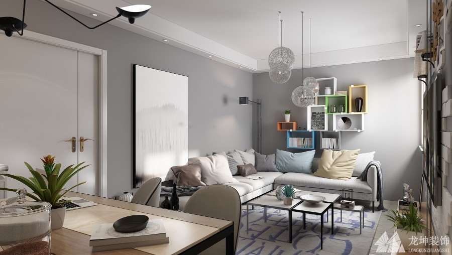 歐式風格60平裝修效果圖