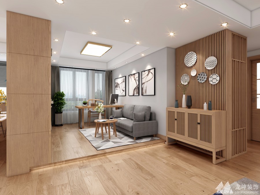 北歐日式風格100平裝修效果圖