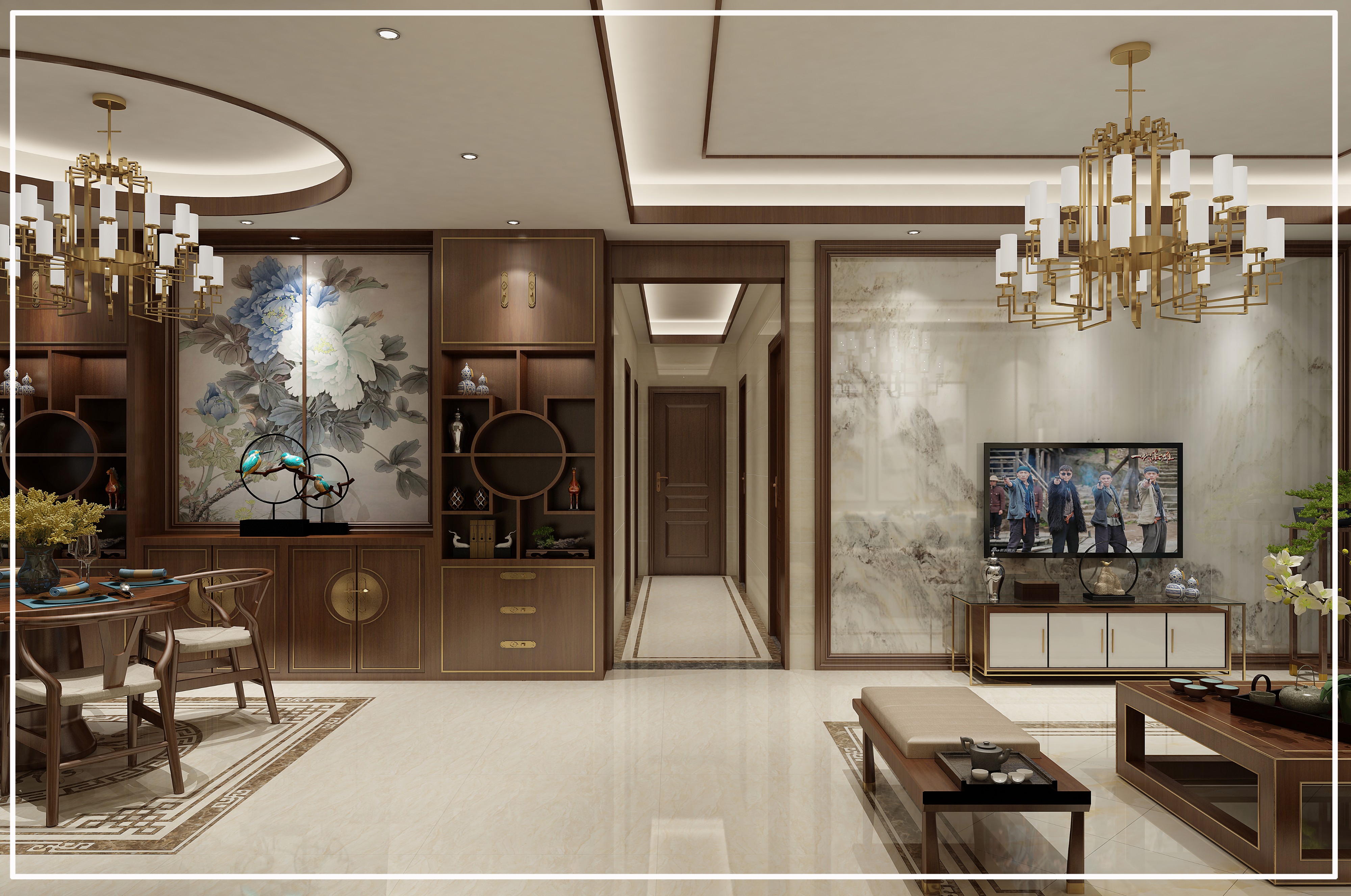 73平的簡約風小戶型，灰色加上藕粉色，輕松又優雅