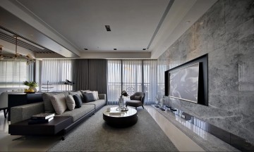 120㎡極簡風(fēng)新房，三居室戶型，治愈系十足！