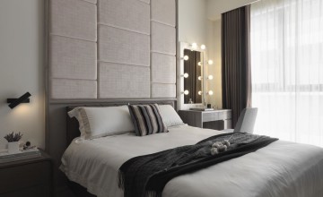 130㎡現代光影私宅，高級感與溫馨共存。