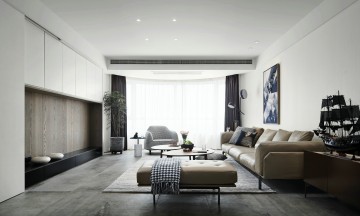 135㎡簡約設(shè)計，舒適又有張力！