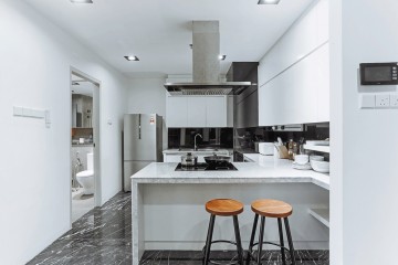 現代簡約風效果圖-沈陽龍坤裝飾