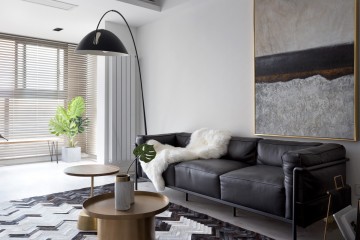 現代簡約風效果圖-沈陽龍坤裝飾