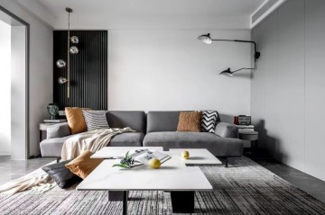 125㎡現代簡約風，盡享極簡慢生活。