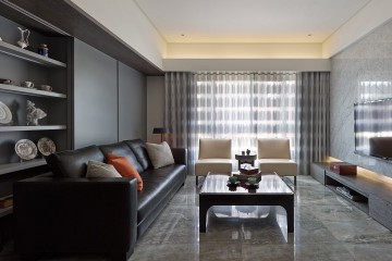 129㎡簡約又時尚，理性純粹與精神獨白的契合。