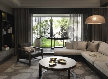 158㎡現代簡約風，穿透性的空間布局，更顯層次感！