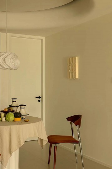 松弛感拉滿！130㎡奶油極簡風，也太浪漫了吧~