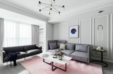 簡約風格設計案例_沈陽裝修公司_沈陽二手房裝修_龍坤裝飾