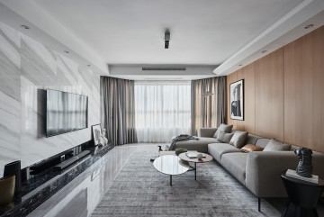 沈陽舊房改造_簡約風格設計案例_沈陽裝修公司_龍坤裝飾