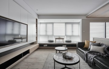 沈陽舊房改造_簡約風格設計案例_沈陽裝修公司_龍坤裝飾