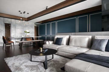 龍坤裝飾｜140㎡極簡風，越干凈越治愈！